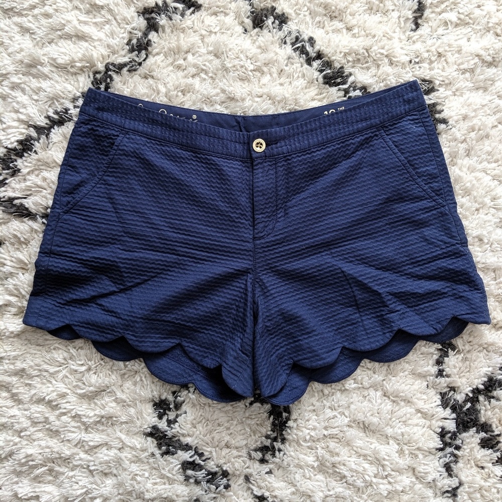 Lilly Pulitzer Buttercup Scalloped Shorts